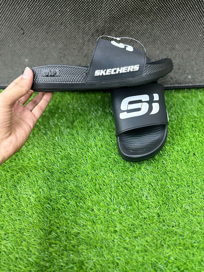 SKECHERS - SOFT COMFORT MEDICATED SLIPPERS - HYPERBURST SOFT SOLE